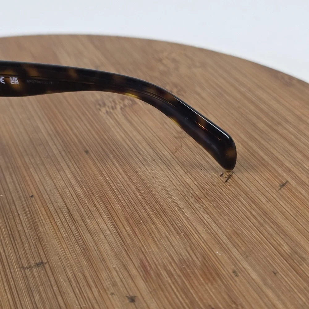 Prada SPR 16V Sunglasses Womens Brown Tortoise Brown Butterfly Tinted Italy - Picture 5 of 16